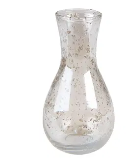 Dekorativní vázy Skleněná transparentní váza Milia - Ø 8*15 cm Clayre & Eef 6GL4300