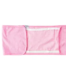 Chrániče na matrace Babymatex Nepromokavá podložka na přebalovací pult růžová, 25 x 100 cm