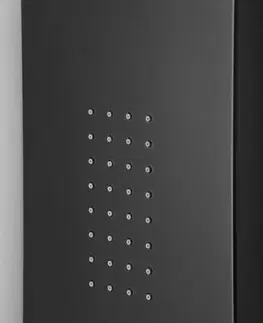 Sprchy a sprchové panely SAPHO JACOB sprchový panel 200x1500, černá WN683