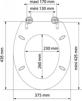 WC sedátka Eisl Wc sedátko Relax MDF se zpomalovacím mechanismem SOFT-CLOSE 80131Relax