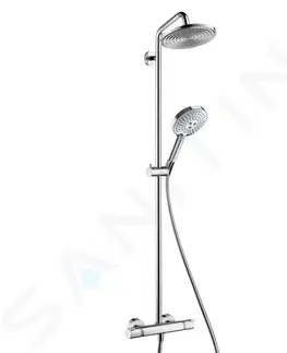 Sprchy a sprchové panely HANSGROHE Raindance S Sprchový set Showerpipe 240 s termostatem, 3 proudy,  EcoSmart 9 l/min, chrom 27116000