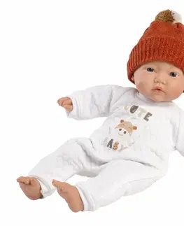 Hračky panenky LLORENS - 63304 LITTLE BABY - realistická panenka miminko s měkkým látkovým tělem - 32 cm