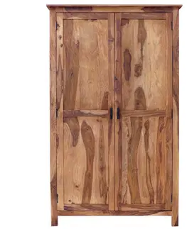 Šatní skříně Skříň Rami 120x200x60 z indického masivu palisandr / sheesham