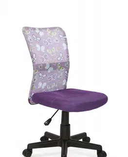 Kancelářské židle HALMAR Kancelářská židle Dango fialová