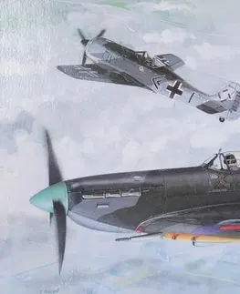 Hračky SMĚR - MODELY - Supermarine Spitfire MK.VB  1:72