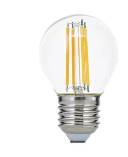 Stmívatelné LED žárovky Orion LED žárovka E27 G45 4,5W filament čirá 827 stmívač