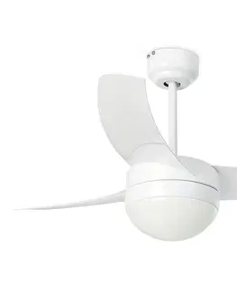 Domácí ventilátory Stropní ventilátor se světlem Faro EASY 33415 bílá