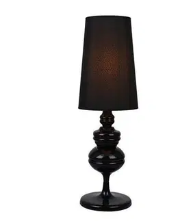 Retro stolní lampy Stolní lampa AZzardo Baroco table black AZ2162 E27 1x50W IP20 18cm černá
