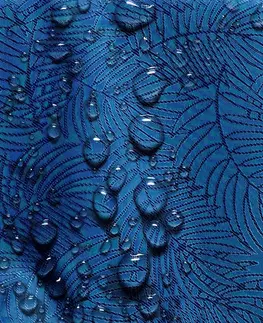 Ubrusy Kulatý ubrus AmeliaHome GAIA indigový, velikost r150x150