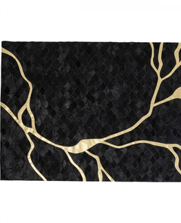 Kusové koberce KARE Design Kusový koberec Fulmine - černý, 170x240cm