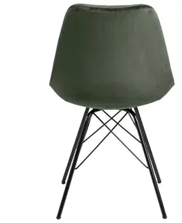 Židle do jídelny Jídelní Židle Eris Tmavě Zelená