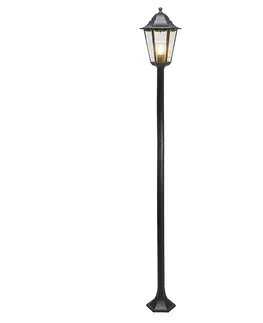 Venkovni lucerny Klasické stojací venkovní svítidlo černé 170 cm IP44 - New Orleans