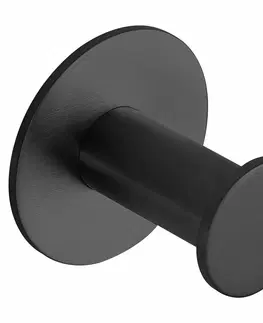 Koupelnový nábytek Sapho XR219B X-Round samolepicí háček, černá