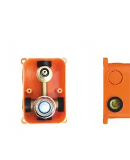 Koupelnové baterie MEREO Sprchová podomítková baterie s přepínačem, Zuna, Mbox, oválný kryt, chrom CB60106ZB