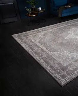Designové a luxusní koberce Estila Orientální luxusní koberec Caubbar I v šedém vintage odstínu 350cm