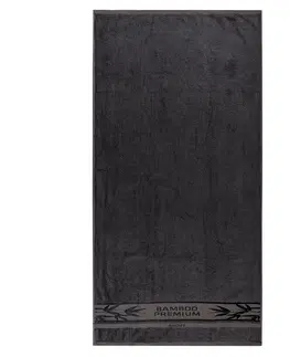 Ručníky 4Home Osuška Bamboo Premium tmavě šedá, 70 x 140 cm