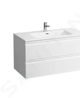 Koupelnový nábytek Laufen Pro S Skříňka s umyvadlem, 1000x500 mm, 2 zásuvky, matná bílá H8619654631041
