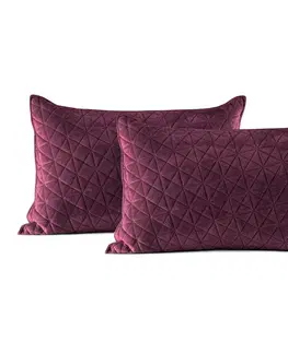 Polštáře Povlaky na polštáře AmeliaHome Laila fialové/fialovo růžové, velikost 50x70*2