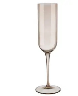Sklenice set 4 skleniček na šampaňské pískové FUUM BLOMUS