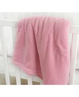 Dětské deky B.E.S. Petrovice Dětská deka mikroflanel exclusive růžová, 110 x 140 cm
