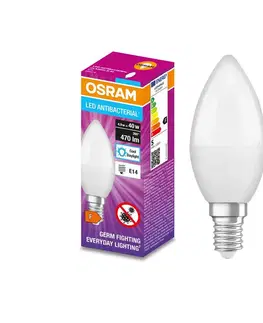 LED osvětlení Osram LED Antibakteriální žárovka B40 E14/4,9W/230V 6500K - Osram 