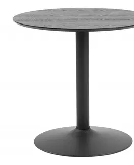 Jídelní stoly Actona Jídelní stůl Ibiza 80 cm černý