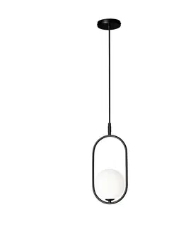 Koupelna Závěsná lampa CORDEL 1xG9 Candellux Černá