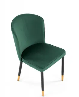 Židle Jídelní křeslo K446 Halmar Tmavě zelená
