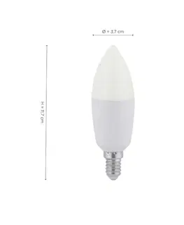 LED žárovky LEUCHTEN DIREKT is JUST LIGHT LED žárovka, RGB+W, Smart Home, E14 MEDION RGB+2700-5000K