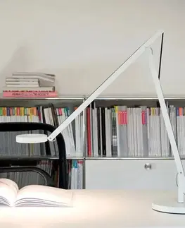 Stolní lampy kancelářské Rotaliana Rotaliana String Mini DTW stolní stříbrná, oranž