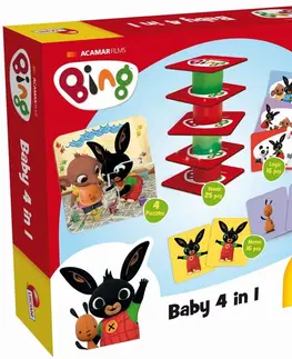 Hračky společenské hry LISCIANIGIOCH - Bing Baby 4 In 1