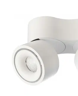 LED bodová svítidla Light Impressions Deko-Light stropní přisazené svítidlo, Uni II Mini Double, Tilt, 21 W, DIM, 2700 K, 220-240V 1360 lm 160 mm bílá 348235