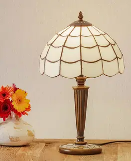 Stolní lampy Clayre&Eef Stolní lampa Wiebke v Tiffany stylu