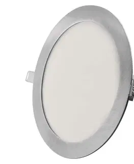 Bodovky do podhledu na 230V EMOS LED podhledové svítidlo NEXXO stříbrné, 22,5 cm, 18 W, teplá/neutrální bílá ZD1243