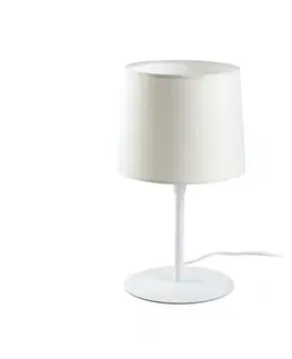Designové stolní lampy FARO CONGA bílá stolní lampa