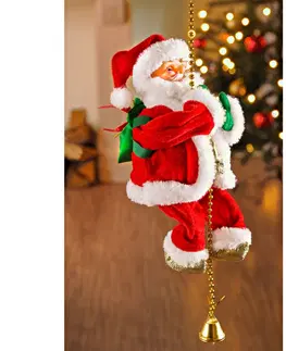 Dekorační figurky Šplhající Santa Claus