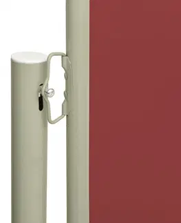 Markýzy Zatahovací boční markýza 117x300 cm Dekorhome Červená