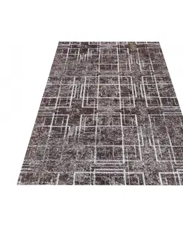 Moderní koberce Stylový hebký koberec se vzorem