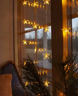 Vánoční světelné závěsy STAR TRADING LED světelný závěs Star Curtain, 30 zdrojů