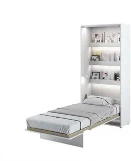 Postele Dig-net nábytek Sklápěcí postel Lenart BED CONCEPT BC-03 | 90 x 200 cm Barva: Bílá