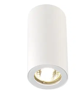 Moderní bodová svítidla SLV BIG WHITE ENOLA_B CL-1, stropní svítidlo, QPAR51, kulaté, bílé, max. 35 W 151811