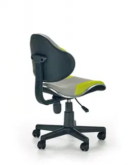 Kancelářské židle HALMAR Kancelářská židle Light šedo-zelená