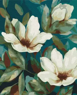 Květy Malování podle čísel něžné květiny