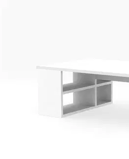 Konferenční stolky Sofahouse Designový konferenční stolek Balius 90 cm bílý