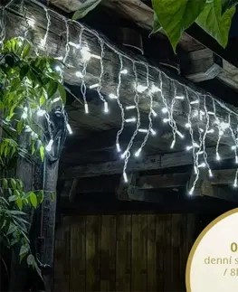 Rampouchy a krápníky DecoLED LED vánoční světelné krápníky - 3m, ledově bílá ILNX0305