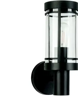 Svítidla Eurolamp Venkovní nástěnná lampa 1xE27/15W/230V IP44 černá 