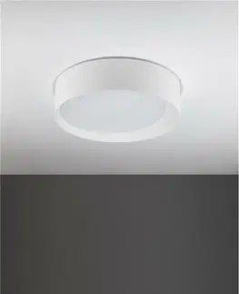 LED stropní svítidla NOVA LUCE stropní svítidlo OBY bílý hliník a akryl LED 30W 230V 3000K IP20 stmívatelné 9085222