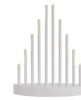 Vánoční svícny EMOS LED svícení Avas s časovačem 24,5 cm teplá bílá
