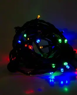 LED řetězy DecoLED Barevný světelný řetěz - 4 m