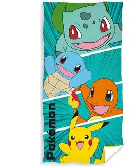 Ručníky Carbotex Dětská osuška Pokémon První Generace, 70 x 140 cm